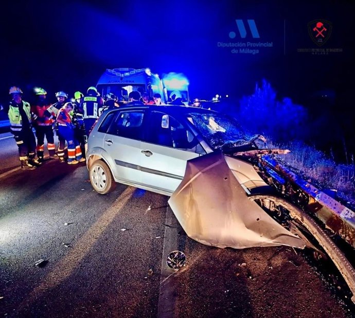 Imágen del accidente.