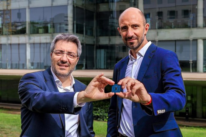 El director general y cfo de Openchip, Marc Fernández, y el ceo, Cesc Guim