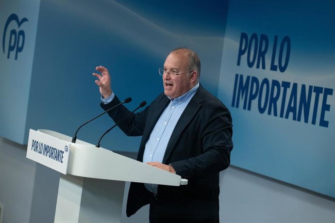 Archivo - El secretario general del PP, Miguel Tellado.