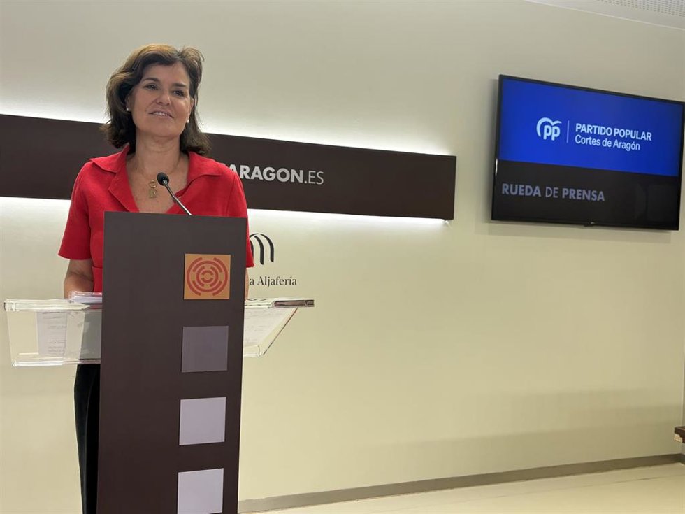La diputada del PP Aragón Elena Allué.