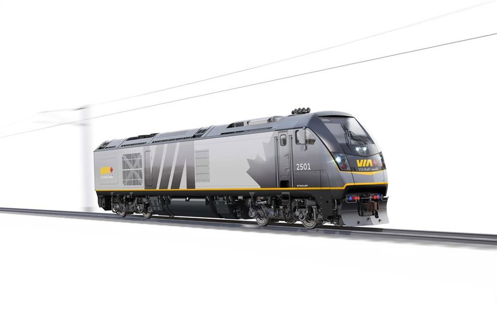 Stadler suministrará 45 locomotoras híbridas a VIA Rail en un histórico pedido para Canadá