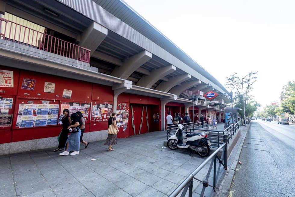 Fachada del Estadio de Vallecas, a 29 de julio de 2026, en Madrid (España).