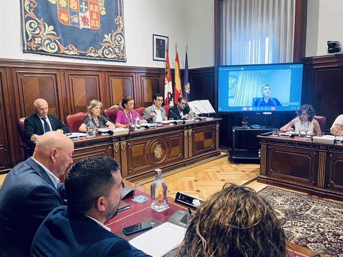 Un momento del pleno.