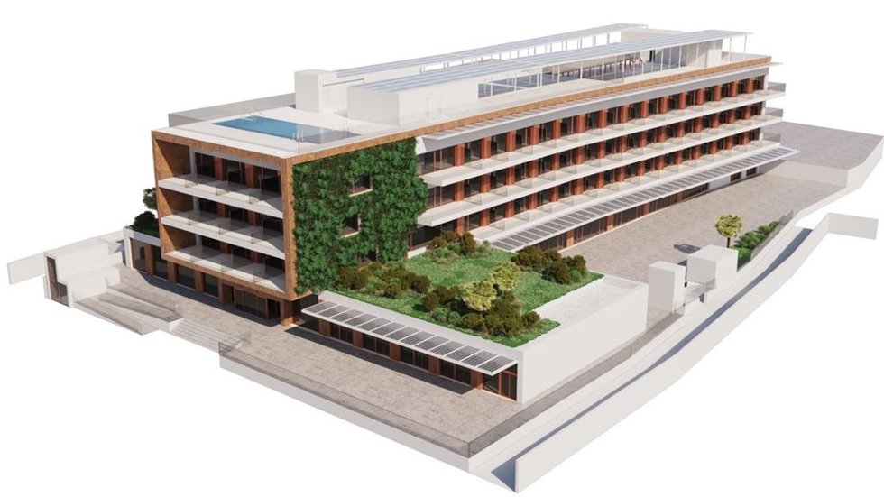 El proyecto Sénior Tropical, futuro complejo vacacional para mayores en Almuñécar (Granada).