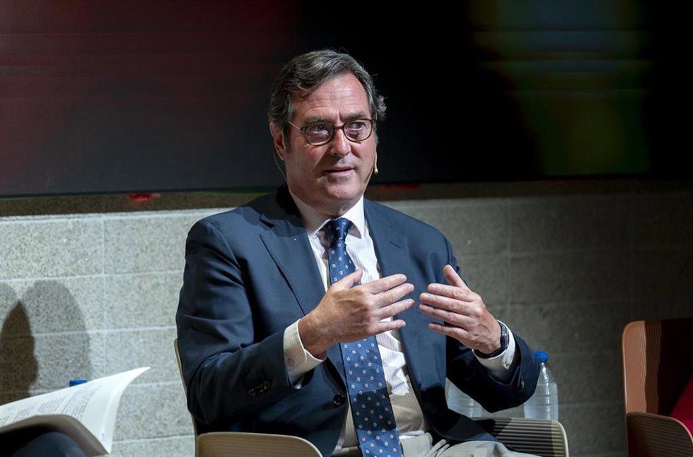 El presidente de CEOE, Antonio Garamendi. 
