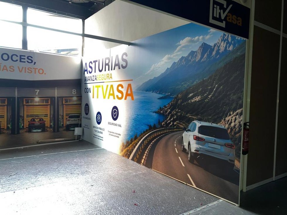 Estand de Itvasa en la 69 Feria Internacional de Muestras de Asturias (Fidma), que se celebrará en el recinto ferial gijonés 'Luis Adaro' del 1 al 16 de agosto.