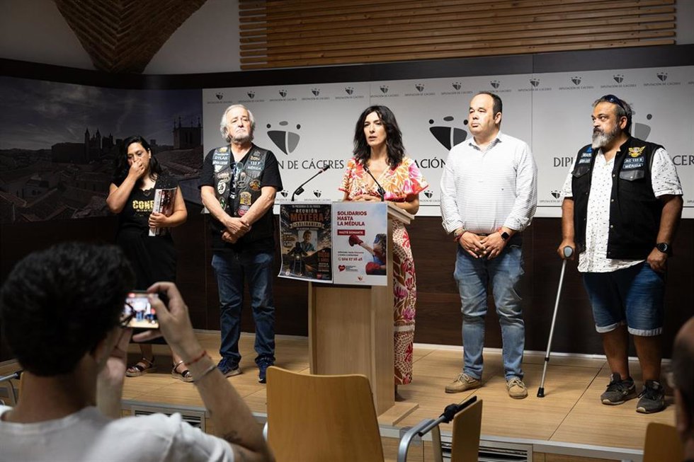 Presentación del evento en favor de la donación de médula ósea