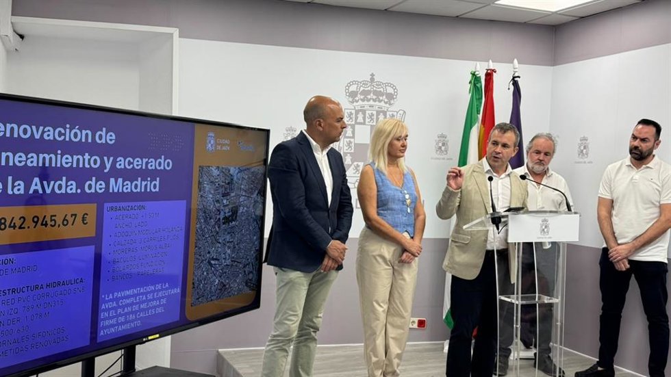 Presentación de los proyectos para mejora del saneamiento y abastecimiento en la ciudad de Jaén