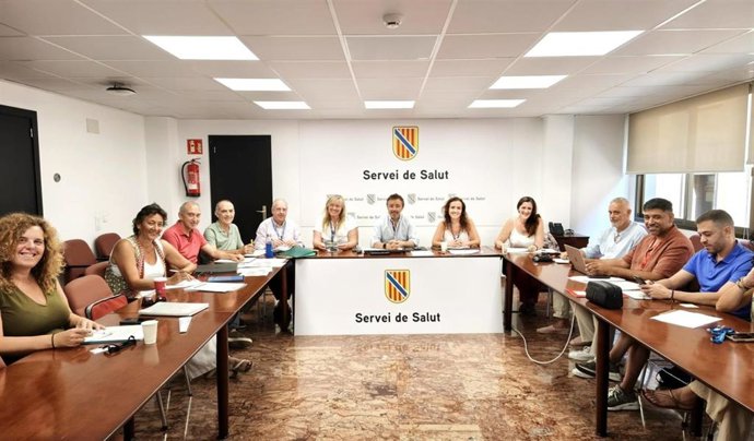 Miembros de la Mesa Sectorial de Sanidad de Baleares.