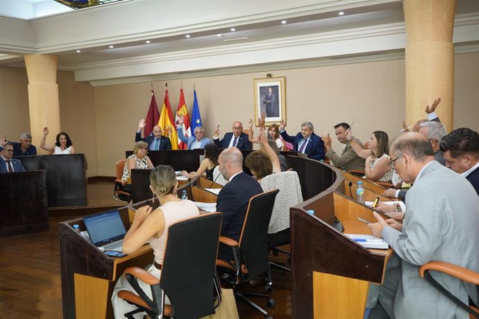 Pleno de la Diputación de Segovia.