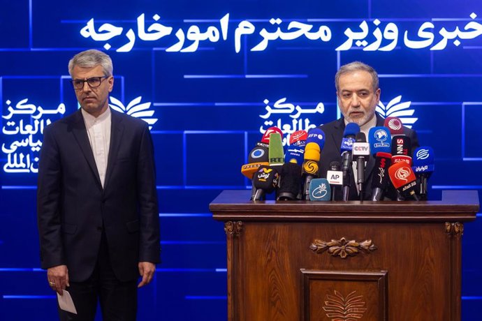 Archivo - El ministro de Exteriores iraní, Abbas Araqchi