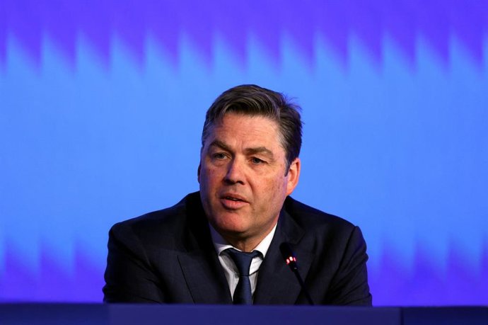 Archivo - El presidente de la Asociación de Ligas Mundiales y CEO de la Premier League CEO, Richard Masters, durante la 48ª edición de la Asamblea General de las Ligas Europeas. 