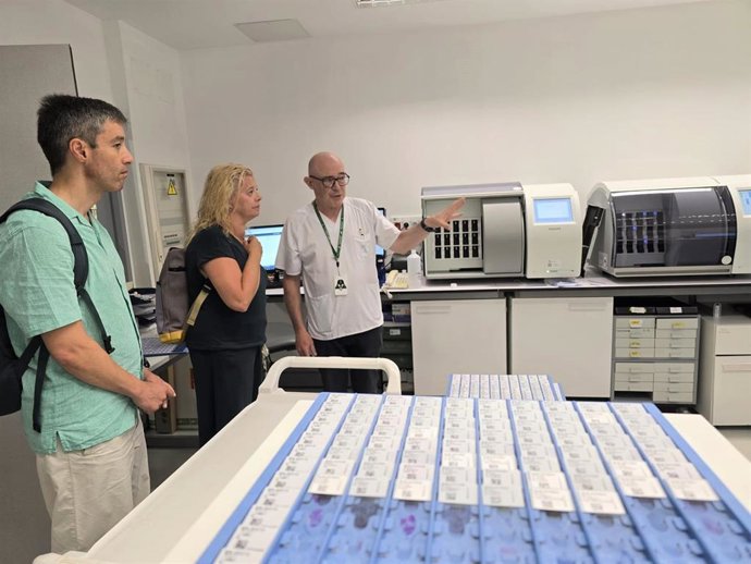 Visita al laboratorio.