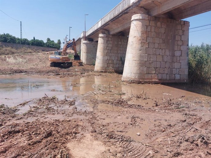La Diputació de València escomet la fase final de l'ampliació del pont sobre el riu Sallent en la CV-560