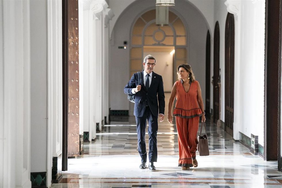 El consejero de Universidad, Industria, Energía e Innovación de la Junta de Andalucía, Jorge Paradela.
