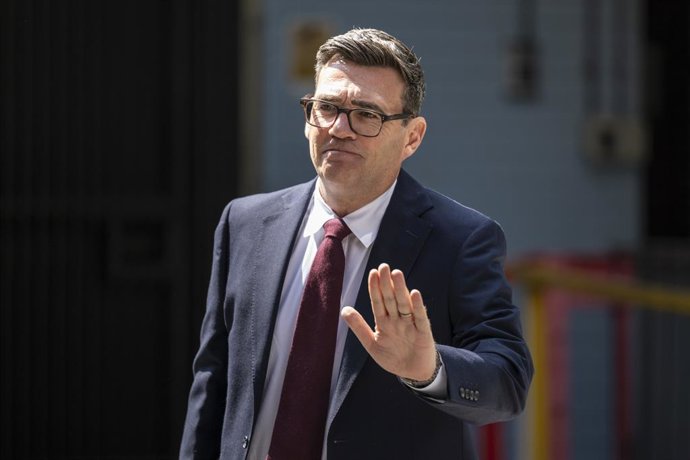 July 17, 2026, London, London, UK: LONDON, UK. Andy Burnham, MP for Makerfield, arrives at Congress House, headquarters of the Trades Union Congress (TUC), to attend a special conference where he will be confirmed as Leader of the Labour Party.  Mr Burnha