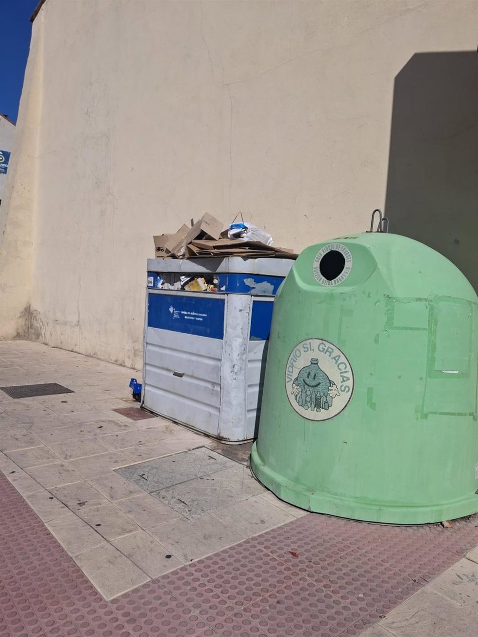Recogida de cartón en Rioja Alavesa