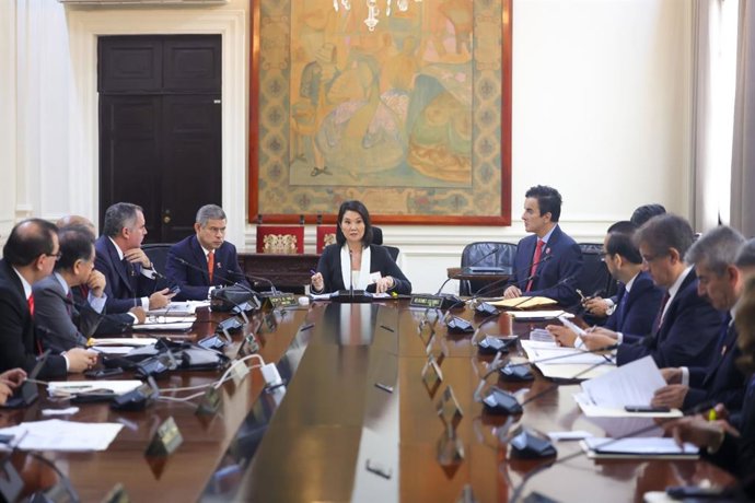 Perú.- Presidenta Keiko Fujimori lidera primera sesión del Consejo de Ministros