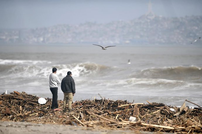 La Serena, 25 de julio de 2026. Presidente Jose Antonio Kast llega a la serena al sector el Faro para reafirmar el compromiso del gobierno para asignar recursos para reconstruir la region tras el sistema frontal. Alejandro Pizarro/Aton Chile