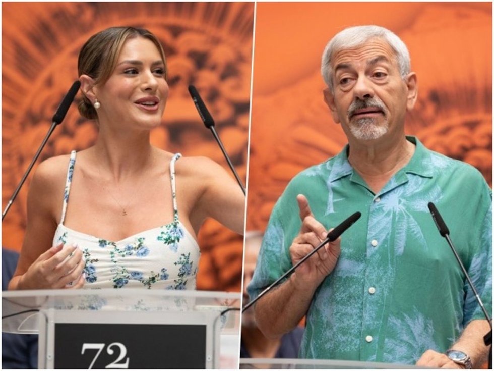 Archivo - Carlos Sobera comparte escenario con la hija de su mujer, Arianna Aragón, en uno de sus proyectos más especiales