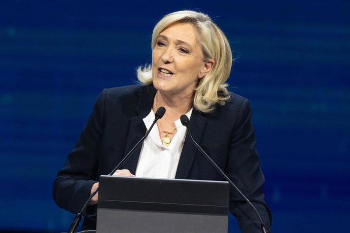 Archivo - La líder de Agrupación Nacional, Marine Le Pen.