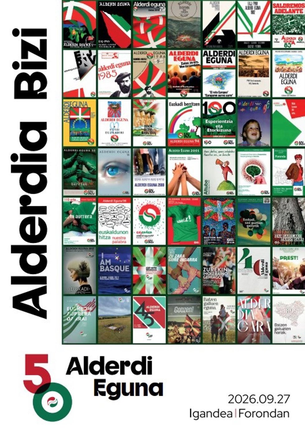Cartel del Aberri Eguna del PNV 2026