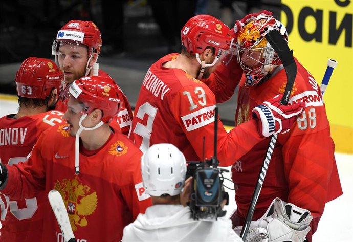 Archivo - Selección rusa de hockey sobre hielo