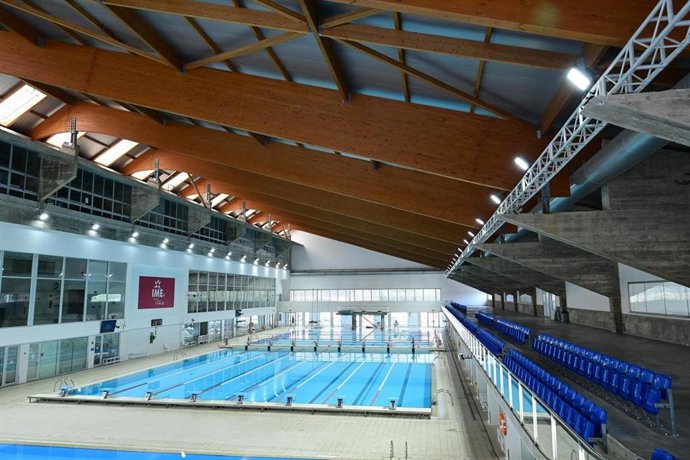 Piscina del Palacio Municipal de Deportes de Son Moix, en Palma