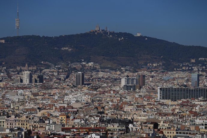 Archivo - Vista de la ciutat de Barcelona 