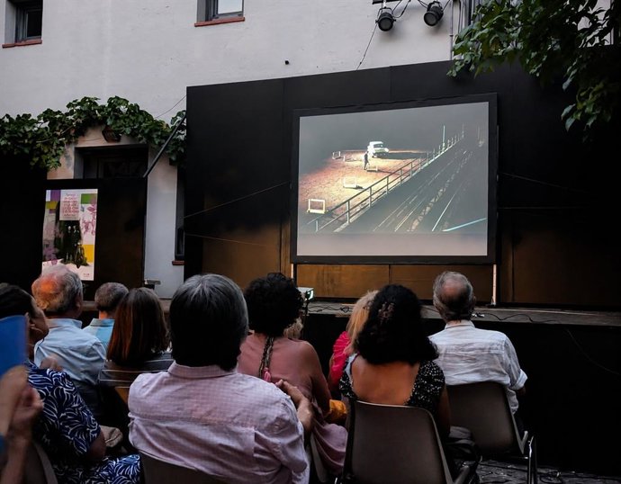 Espectadores asisten a una de las proyecciones en una edición pasada.