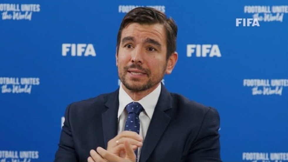 Emilio García Silvero, Chief Legal and Compliance Officer de la FIFA, clausura la jornada del ICAD del 12 de agosto que analiza la reforma del reglamento FIFA de transferencias.