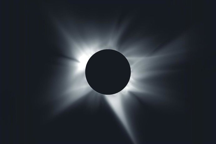 Previsão de como será o eclipse