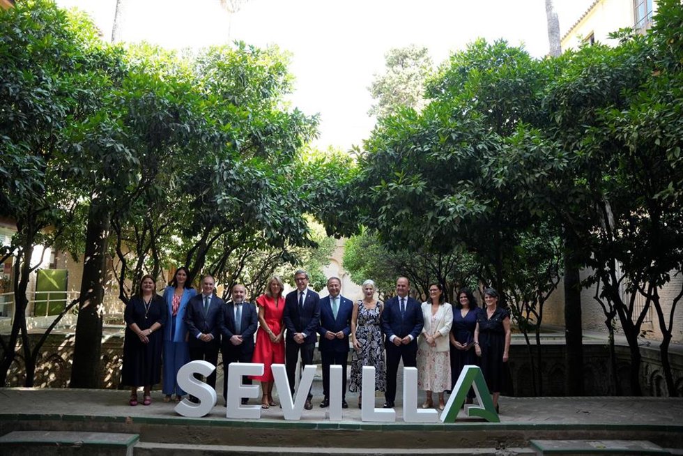 Toma de posesión de los nuevos delegados territoriales de la Junta de Andalucía en Sevilla.