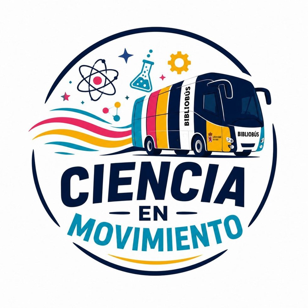 Cartel del proyecto 'Ciencia en el Bibliobús'.