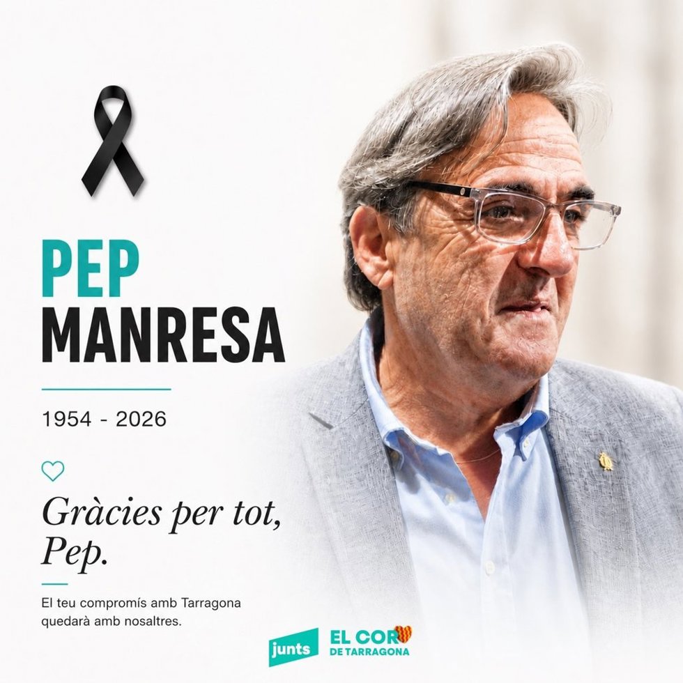 Muere el concejal de Junts en Tarragona Josep Manresa