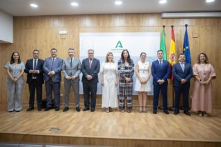Acto de toma de posesión de los nuevos delegados y delegadas de la Junta en Huelva.