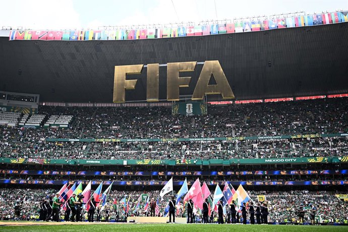 Archivo - 11 June 2026, Mexico, Mexico city: A general view bfore the start of the 2026 FIFA World Cup Group A soccer match between Mexico and South Africa at the Azteca Stadium (Mexico City Stadium). Photo: Tom Weller/dpa