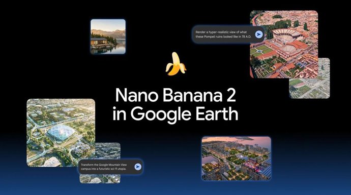 Google Earth agrega nano Banana 2.