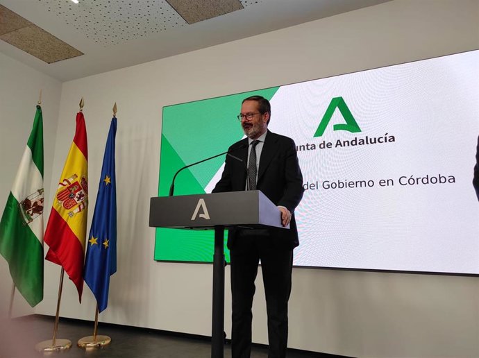 El delegado del Gobierno andaluz en Córdoba, Adolfo Molina.