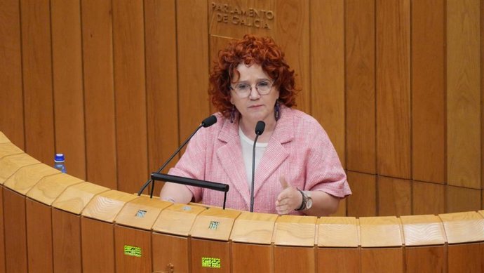 Archivo - La portavoz de Sanidade del BNG en el Parlamento de Galicia, Montse Prado.
