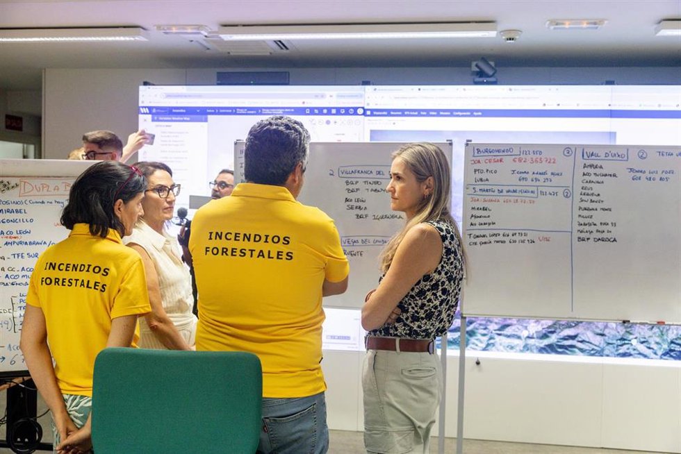 La vicepresidenta tercera y ministra para la Transición Ecológica y el Reto Demográfico, Sara Aagesen  