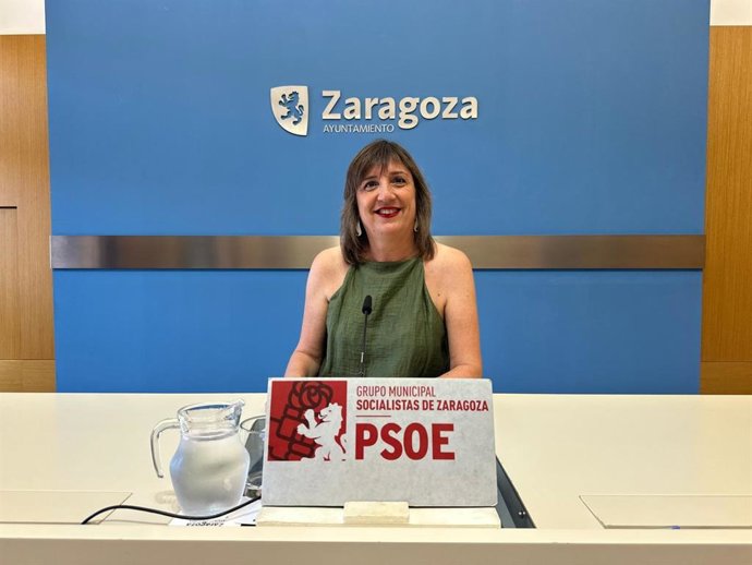 La portavoz del grupo municipal del PSOE en el Ayuntamiento de Zaragoza, Lola Ranera
