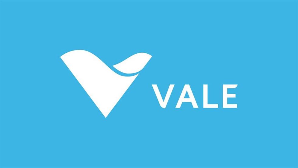 Archivo - Logo de la minera brasileña Vale.