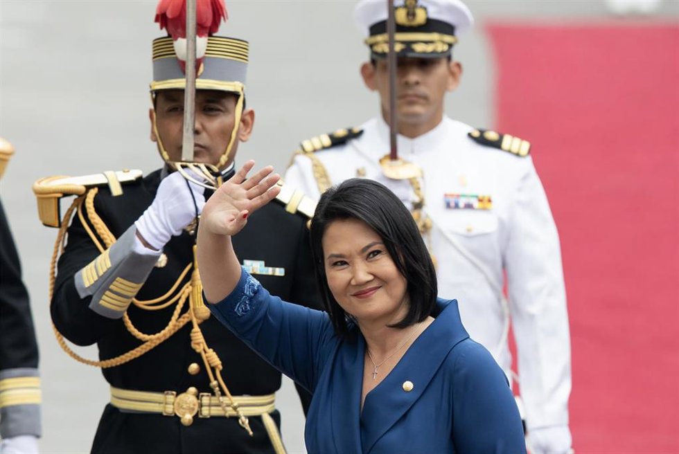 Keiko Fujimori, presidenta de Perú.