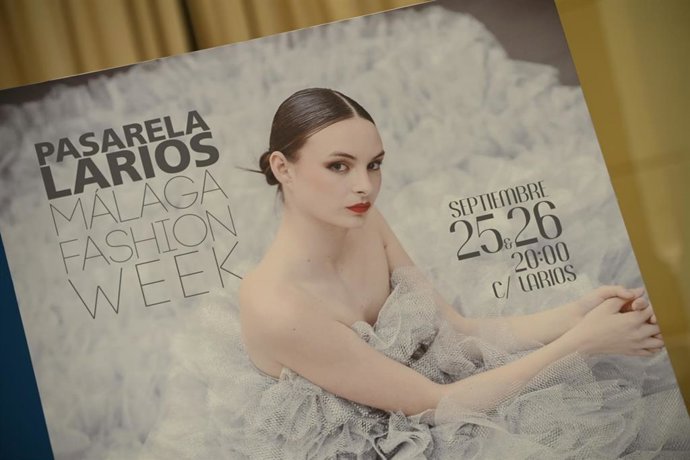 Cartel de la XV edición de la 'Pasarela Larios Málaga Fashion Week'.