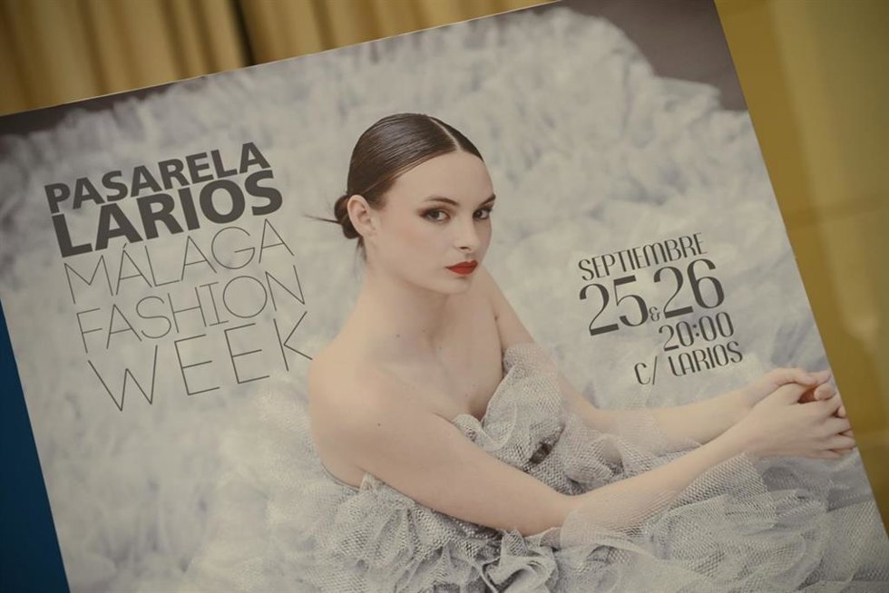 Cartel de la XV edición de la 'Pasarela Larios Málaga Fashion Week'.