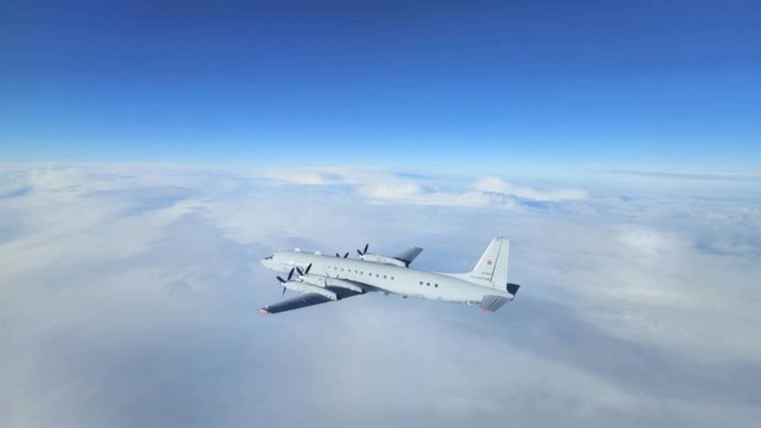 Avión de reconocimiento ruso Il-20 sobre el mar Báltico interceptado por Polonia a 31 de julio de 2026.