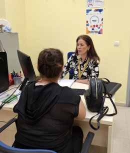 Técnica de la Eracis+ en el Ayuntamiento de Huelva.