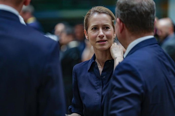 Archivo - La Alta Representante de la UE, Kaja Kallas, en una cumbre europea.