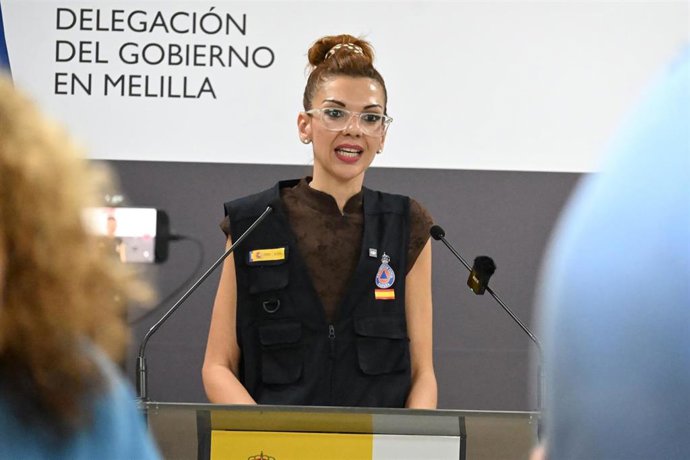 La delegada del Gobierno en Melilla, Sabrina Moh, comparece en rueda de prensa ante la crisis migratoria en Ceuta.